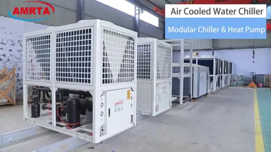 Scroll Modular / Glykol / Milch / Brauerei / Gewerbe / Biogas DC-Inverter Freie Kühlung Industrieller luftgekühlter Wasserkühler mit CE-Zertifikat
